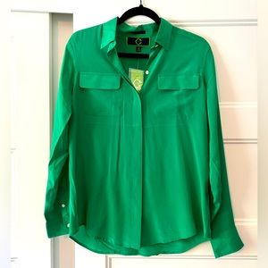 NWT C.Wonder 100% Silk Shirt
